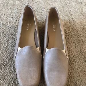 Sesto Meucci Tan Leather Loafer Size 9sMade In Italy worn inside very little